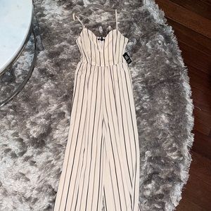 Express Striped Jumpsuit